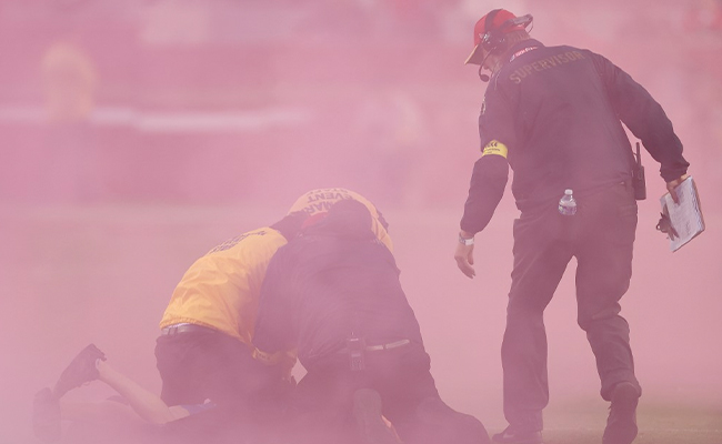 Watch: Animal Rights Activist Interrupts American Football Match
