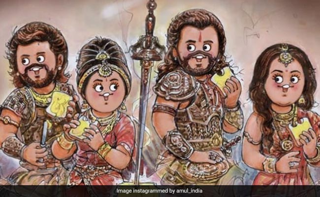 Amul Pays Tribute To Recently Released Ponniyin Selvan With A Charming Doodle. See post
