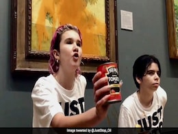 Watch: Activists Throw Soup On Van Gogh's 'Sunflowers' Painting In London Watch: Activists Throw Soup On Van Gogh's 'Sunflowers' Painting In London