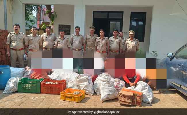 Stones Thrown At UP Cops Who Came To Raid Illegal Firecracker Godown, 14 Arrested