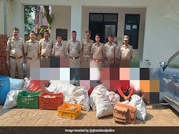 Stones Thrown At UP Cops Who Came To Raid Illegal Firecracker Godown, 14 Arrested Stones Thrown At UP Cops Who Came To Raid Illegal Firecracker Godown, 14 Arrested