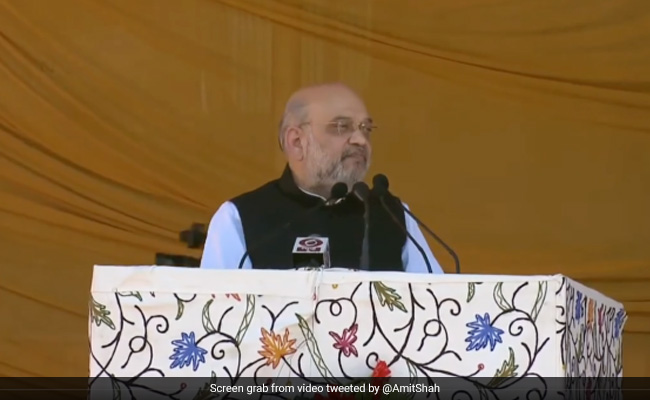 Gupkar In Kashmir Laid Out "Red Carpet" For Pak Terrorists: Amit Shah