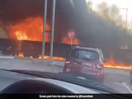 Video: Massive Fire As Train Hits Fuel Truck In Mexico, Hundreds Evacuated Video: Massive Fire As Train Hits Fuel Truck In Mexico, Hundreds Evacuated