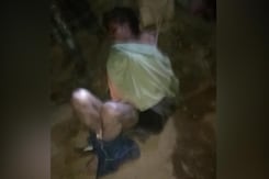 Man Tied To A Pole, Beaten In Madhya Pradesh Man Tied To A Pole, Beaten In Madhya Pradesh