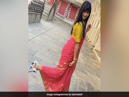 Katrina Kaif Pairs <i>Saree</i> With Sneakers. What's Not To Love? Katrina Kaif Pairs <i>Saree</i> With Sneakers. What's Not To Love?