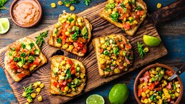How To Make Masala Corn Toast For A Quick Breakfast