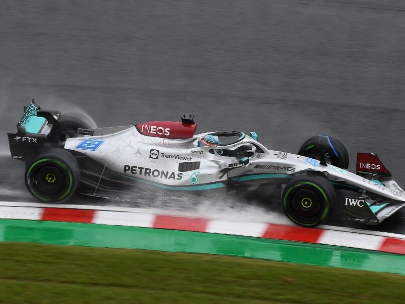 Mercedes Pair Edge Max Verstappen In Wet Japanese GP Second Practice