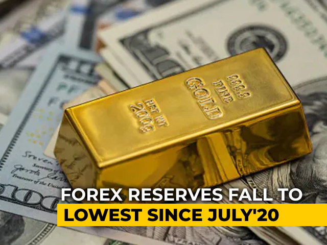 India's Forex Reserves Fall To Lowest Since July 2020