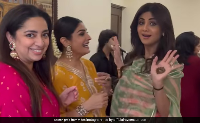 Karwa Chauth 2022: Inside Shilpa Shetty, Raveena Tandon's Daytime Festivities With Friends