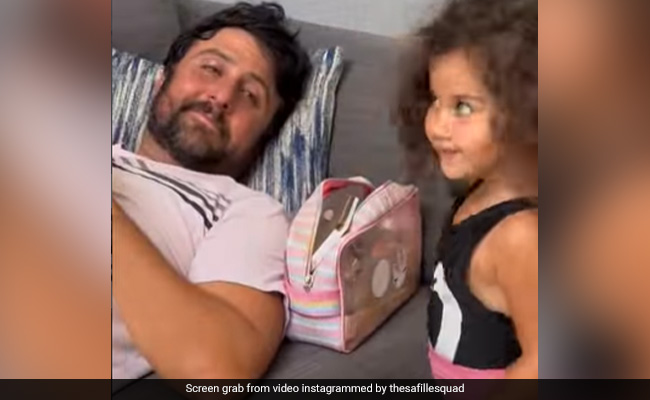 Video Of A Little Girl Doing Her Father's Make-Up Is All Hearts