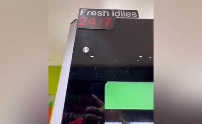 "Major Cultural Export": Anand Mahindra On This Idli Vending Machine