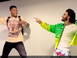 Watch: Ranveer Singh Teaches NBA Star Giannis Antetokounmpo His Signature Dance Steps Watch: Ranveer Singh Teaches NBA Star Giannis Antetokounmpo His Signature Dance Steps