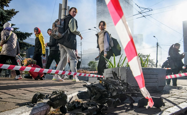 Several Russian Rockets Shot Down Over Kyiv, Claims Ukraine