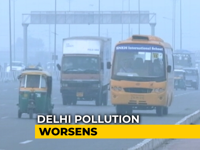 Delhi Air Quality Now "Severe", Most Polluted Day Of The Season So Far