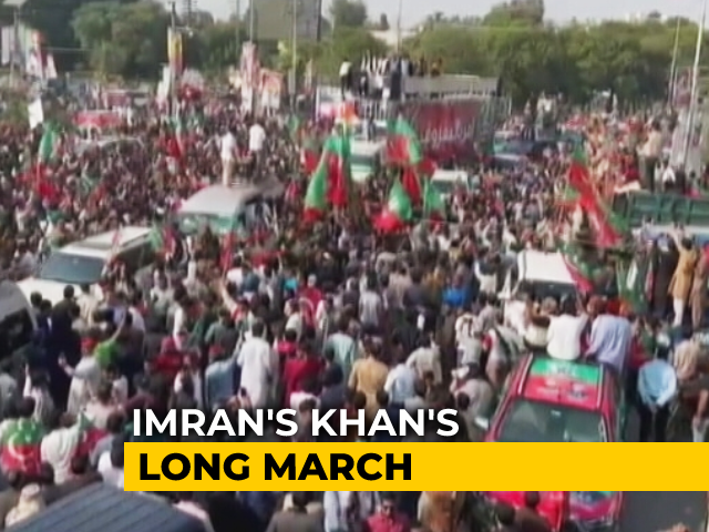 Imran Khan's "Long March" For Early Polls, Tight Security In Islamabad