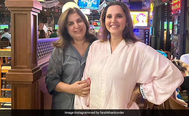 Farah Khan Is "Happy To Meet" BFF Sania Mirza In Dubai. See Pics