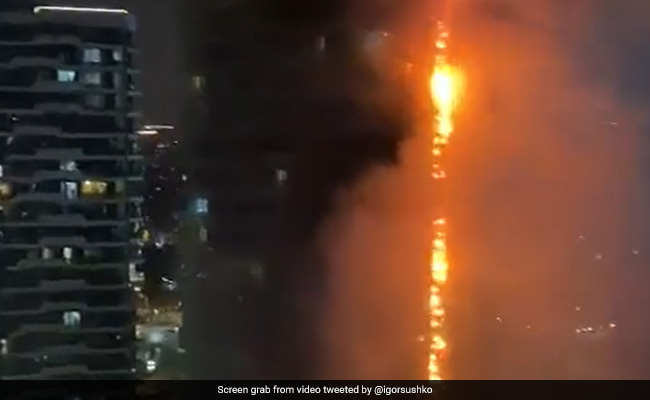 Shocking Video Shows Massive Fire Engulfing 24-Storey Building In Istanbul