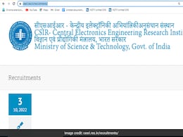 CSIR CEERI Recruitment 2022: सीएसआईआर में असिस्टेंट और स्टेनोग्राफर की निकली वैकेंसी, नोटिफिकेशन देखें CSIR CEERI Recruitment 2022: सीएसआईआर में असिस्टेंट और स्टेनोग्राफर की निकली वैकेंसी, नोटिफिकेशन देखें