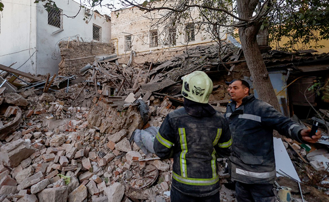 Hours After US Warning On War Crimes, Russian Missile Hits Ukrainian City