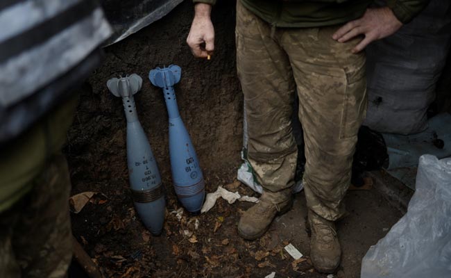 Ukrainian Mortar Crew Wrestles With Ammo Shortage, Dud Shells