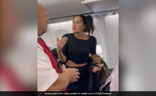Video Of Woman's Abusive And Violent Meltdown On Flight Goes Viral