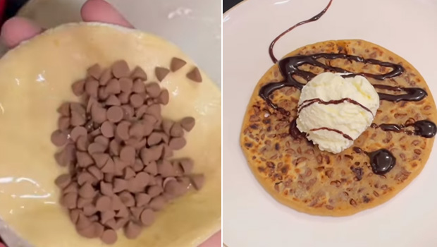 Watch: Woman Makes Chocolate Paratha Topped With Ice Cream, Leaves Internet Divided