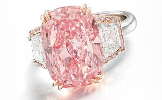 Rare Pink Diamond Sells For Record $57.7 Million At Hong Kong Auction