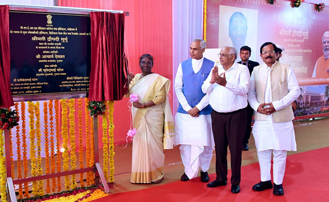 President Murmu Launches Rs 1,330-Crore Projects In Key Sectors Of Gujarat