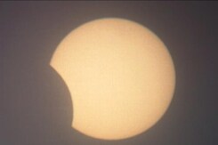 Partial Solar Eclipse Seen in Parts of India Partial Solar Eclipse Seen in Parts of India