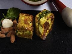 Almond Pesto And Paneer Tikka