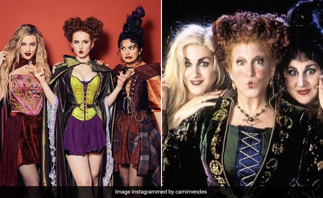 When Lili Reinhart, Madelaine Petsch And Camila Mendes Resurrected The Sanderson Sisters To Perfection