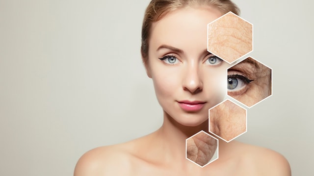 Certain foods can help slow down the process and signs of ageing