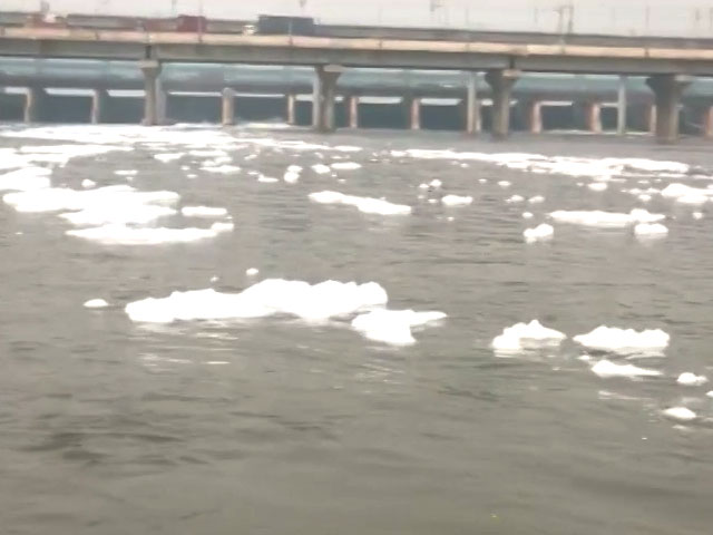 Watch: Toxic Froth Back In Yamuna Ahead Of Chhath Puja