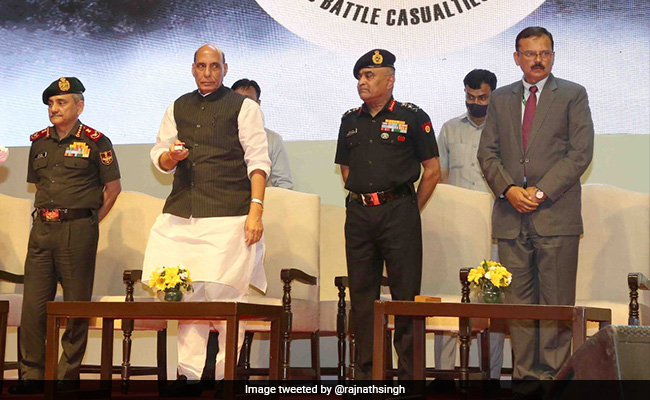 Defence Minister Launches Website For Martyr's Families Welfare Fund
