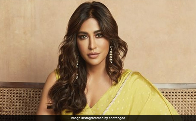 Chitrangda Singh's Print Mixed Lime Toned Saree Is What Happens When Festive Fashion Goes Modern