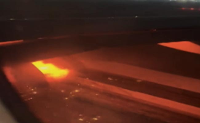 "Plane Was At Full Speed, Then Sparks...": IndiGo Passenger Who Recorded Engine Fire "Plane Was At Full Speed, Then Sparks...": IndiGo Passenger Who Recorded Engine Fire