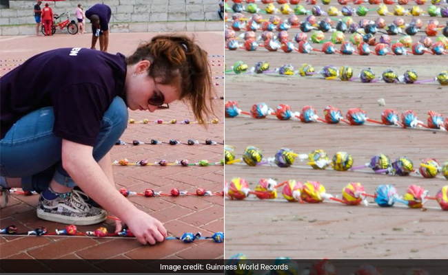 South African Organisation Assembles Worlds Longest Line Of Lollipops