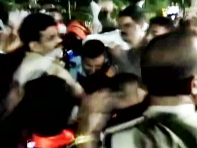 Video: 3 Youths Thrashed For Entering Garba Pandal In Ujjain