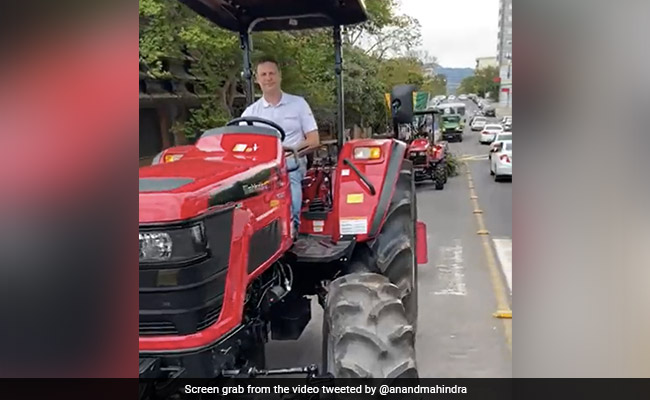 For Anand Mahindra's Latest Twitter Quiz, A Tractor Replica Reward