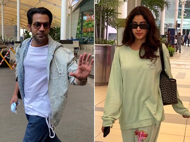 Janhvi Kapoor And Rajkummar Rao's Airport Diaries