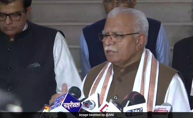 "Allegations Do Not Prove A Person Guilty": ML Khattar On Haryana Minister