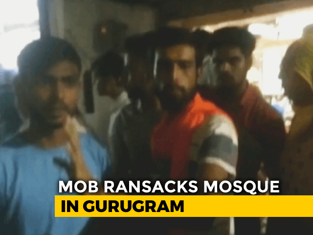 Mob Of 200 Attacks Mosque In Gurugram, Threaten Worshippers