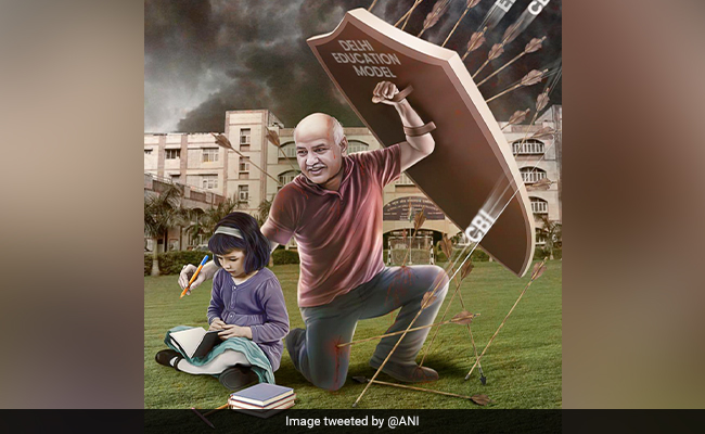 Manish Sisodia's 'Superhero' Avatar, Courtesy Arvind Kejriwal. BJP Reacts