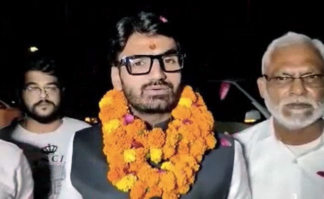 For Noida Politician, Filmed Abusing Woman, Hero's Welcome After Bail