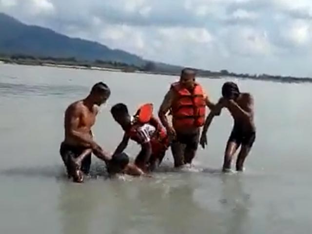 Watch: Dramatic Rescue Of Two Young Men From Uttarakhand River