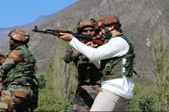 Vijay Deverakonda Takes Part In A Rifle Firing Drill Vijay Deverakonda Takes Part In A Rifle Firing Drill