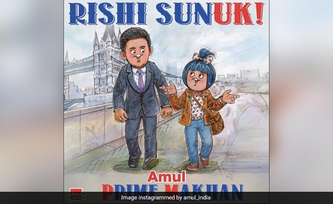 Amul Congratulates UK PM Rishi Sunak In A Creative Way