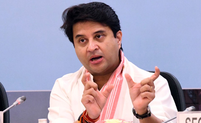 "Ideology Of A Traitor": Jyotiraditya Scindia Slams Rahul Gandhi, Congress