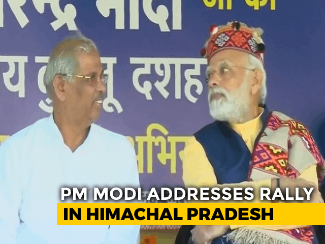 PM Modi Attends Dusshera Festival In Himachal In Traditional Attire