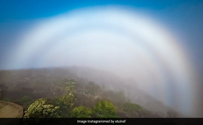 Photographer Shares Picture Of Mysterious Fogbow Formation, Surprises Internet